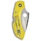 Spyderco 2024 Spyderco Dragonfly 2 Salt Lightweight Yellow H1 Serrated SPY-C28SYL2 - alternate 3